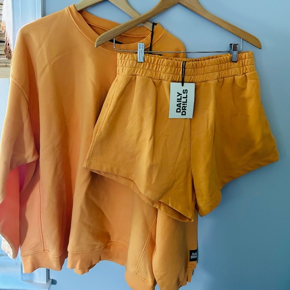 Tops - Daily Drills Tajin Oversized Crew and Super Shorts Set